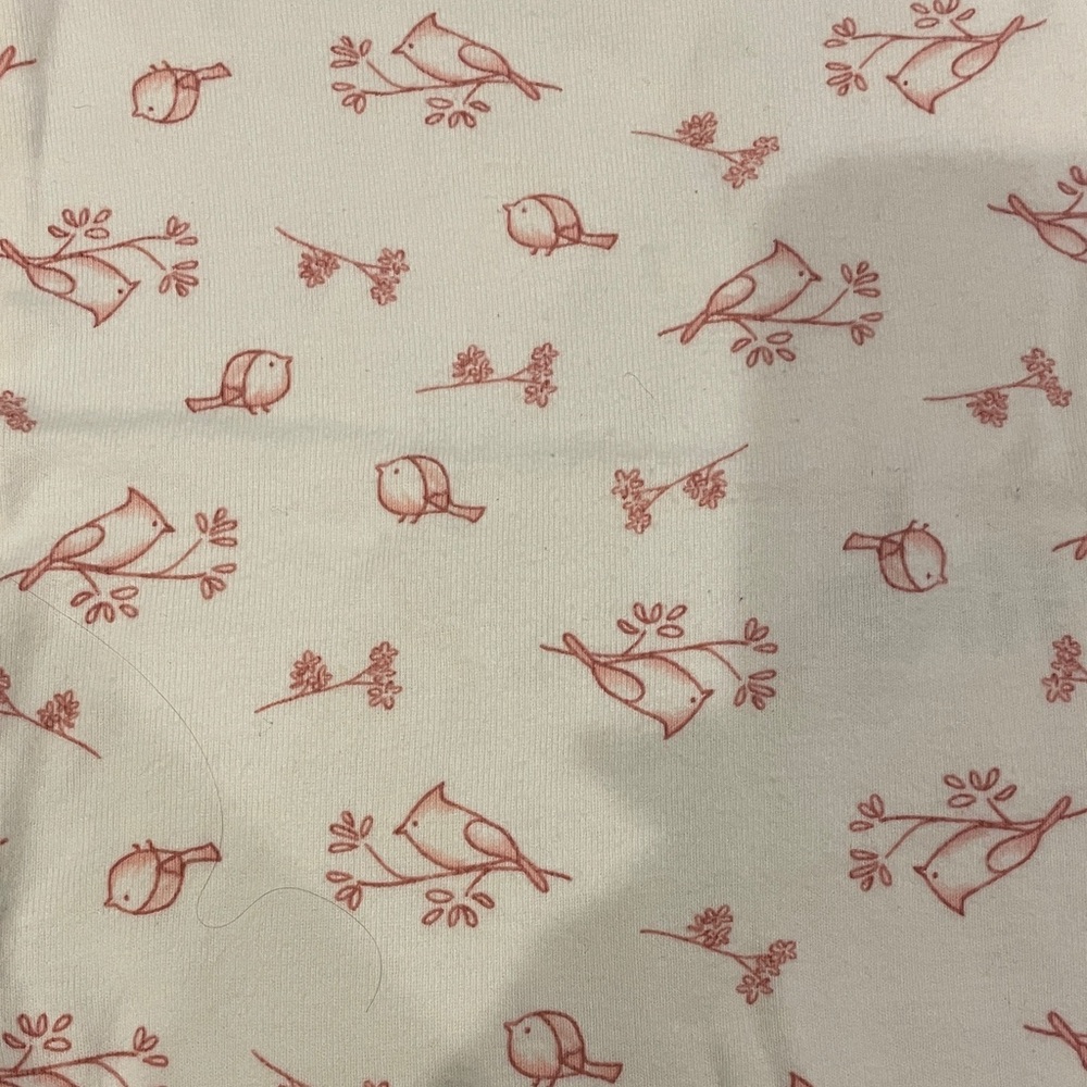 Carter's Girls Infants White & Pink Bird Print Bodysuit - Picture 4 of 6